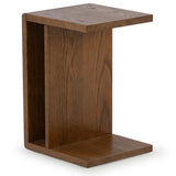 SAFAVIEH Couture Kassia Wood "C" Table - 14Wx13Dx20H