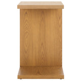 SAFAVIEH Couture Kassia Wood "C" Table - 14Wx13Dx20H