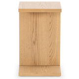 SAFAVIEH Couture Kassia Wood "C" Table - 14Wx13Dx20H