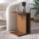 SAFAVIEH Couture Kassia Wood "C" Table - 14Wx13Dx20H