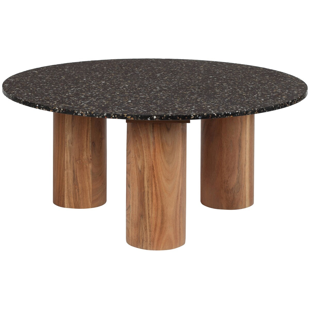 SAFAVIEH Couture Kathalina Terrazzo Coffee Table. - 35Wx35Dx16H