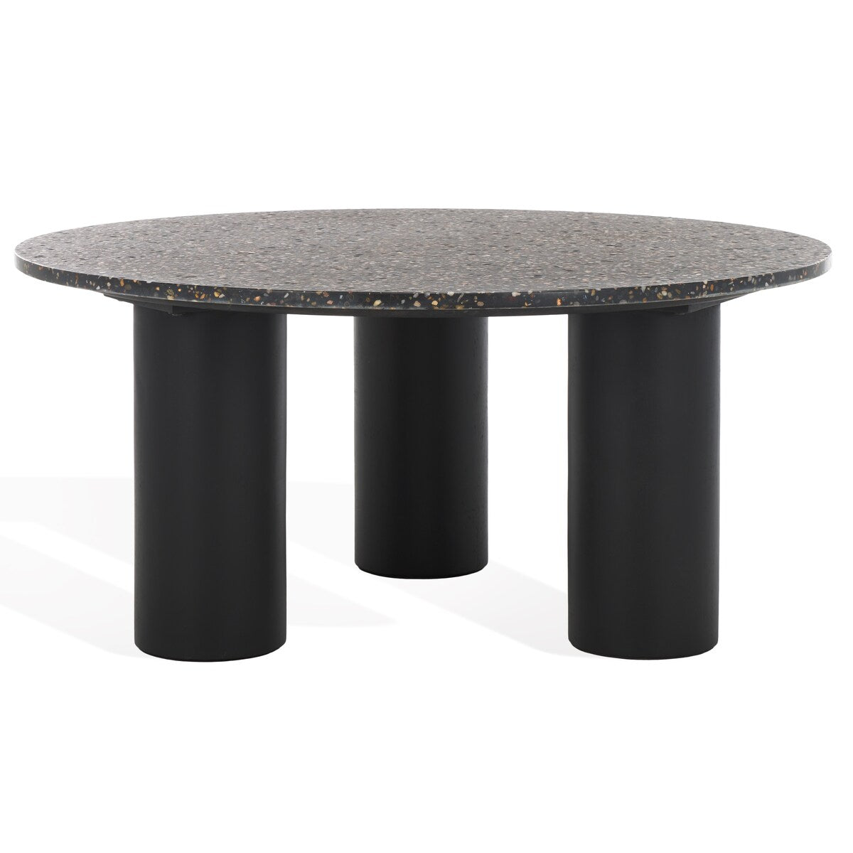 SAFAVIEH Couture Kathalina Terrazzo Coffee Table. - 35Wx35Dx16H