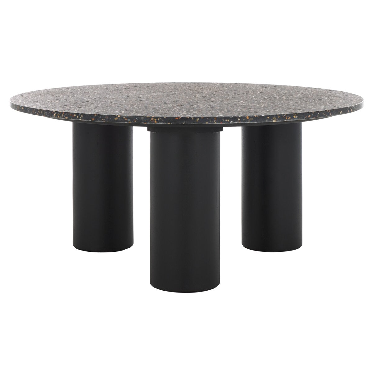 SAFAVIEH Couture Kathalina Terrazzo Coffee Table. - 35Wx35Dx16H