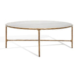 SAFAVIEH Couture Kathleen Oval Metal Coffee Table - 40 In W x 30 In D x 15 In H - 40Wx30Dx15H