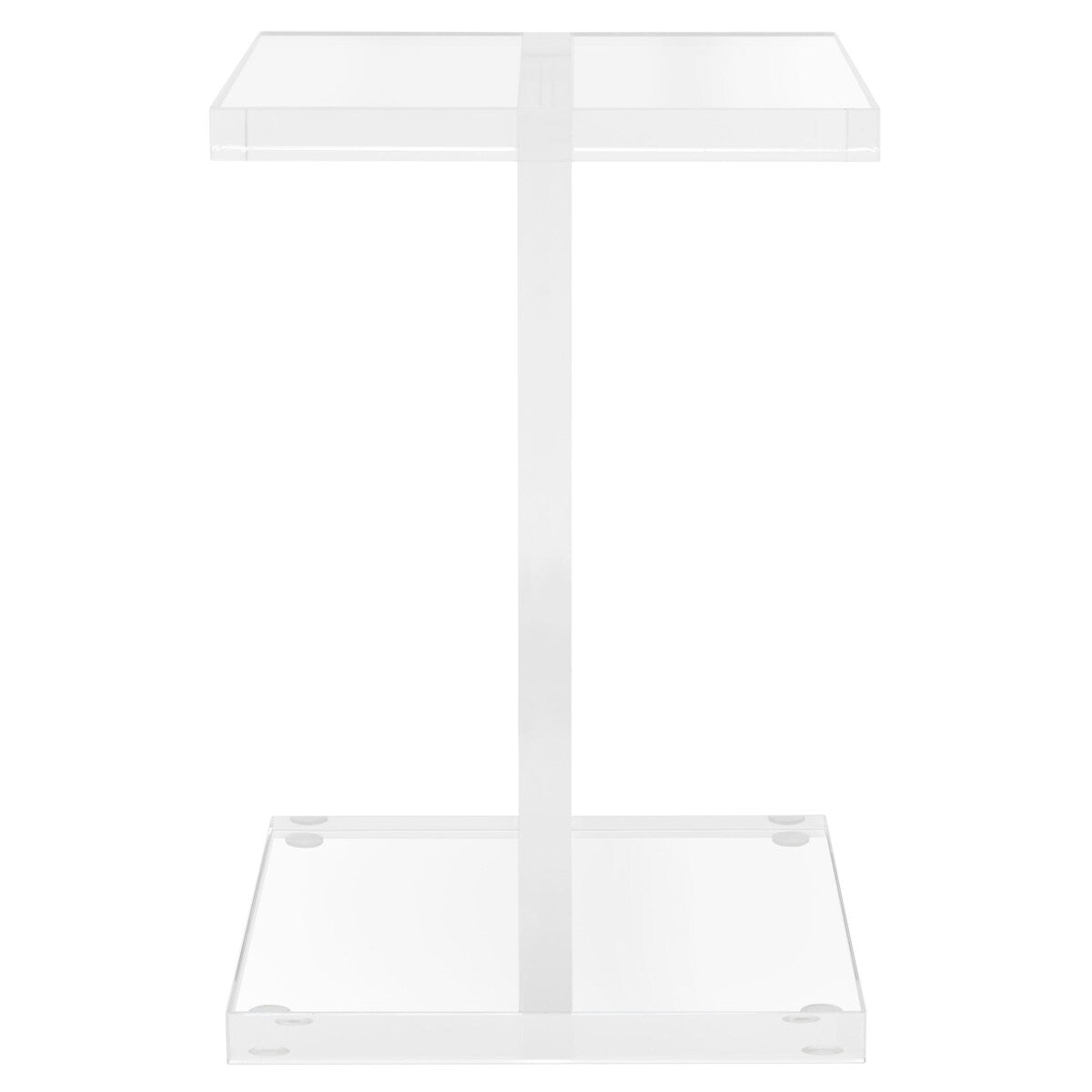 SAFAVIEH Couture Kazusa Acrylic Accent Table - 12" W x 12" D x 18" H - 12Wx12Dx18H