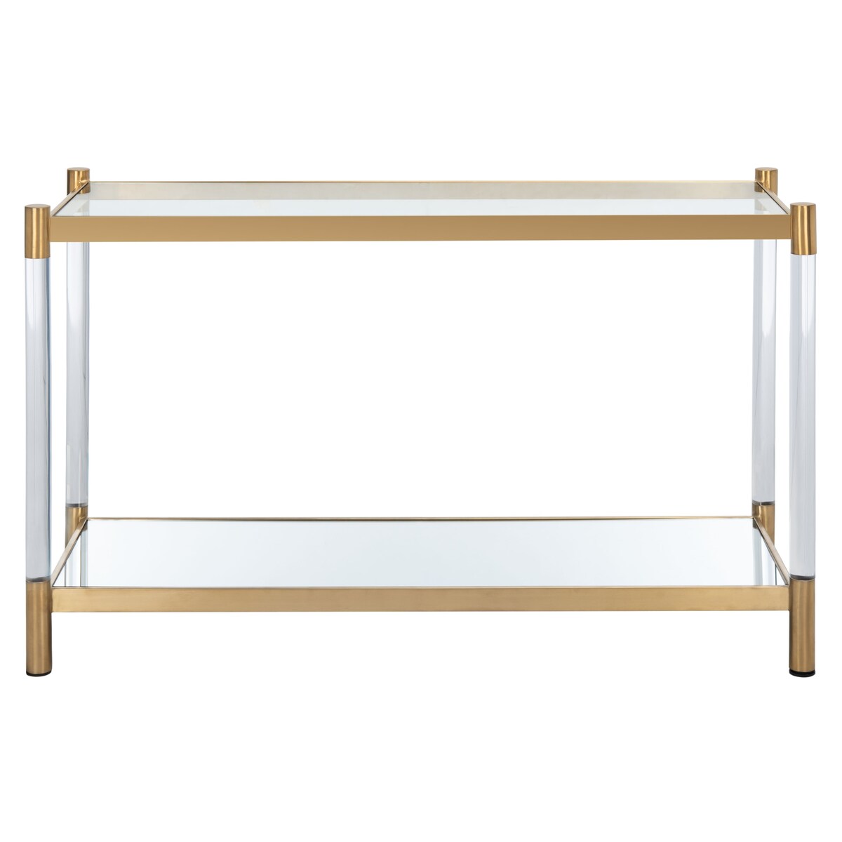 SAFAVIEH Couture Kiara Acrylic Console Table - 48" W x 17" L x 30.7" H - 48Wx17Dx31H