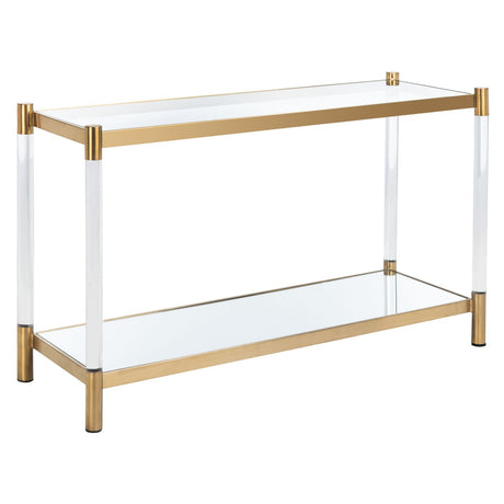 SAFAVIEH Couture Kiara Acrylic Console Table - 48" W x 17" L x 30.7" H - 48Wx17Dx31H