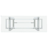 SAFAVIEH Couture Latife Acrylic Console Table - 47.2 In W x 15.7 In D x 30 In H - 47Wx16Dx30H