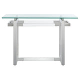 SAFAVIEH Couture Latife Acrylic Console Table - 47.2 In W x 15.7 In D x 30 In H - 47Wx16Dx30H