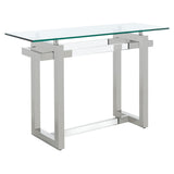 SAFAVIEH Couture Latife Acrylic Console Table - 47.2 In W x 15.7 In D x 30 In H - 47Wx16Dx30H