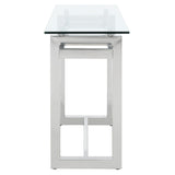 SAFAVIEH Couture Latife Acrylic Console Table - 47.2 In W x 15.7 In D x 30 In H - 47Wx16Dx30H