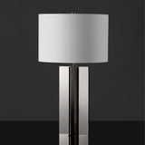 SAFAVIEH Couture Lighting Desdemona 27-inch Square Metal Table Lamp - 15 In W x 15 In D x 27 In H - 15Wx15Dx27H