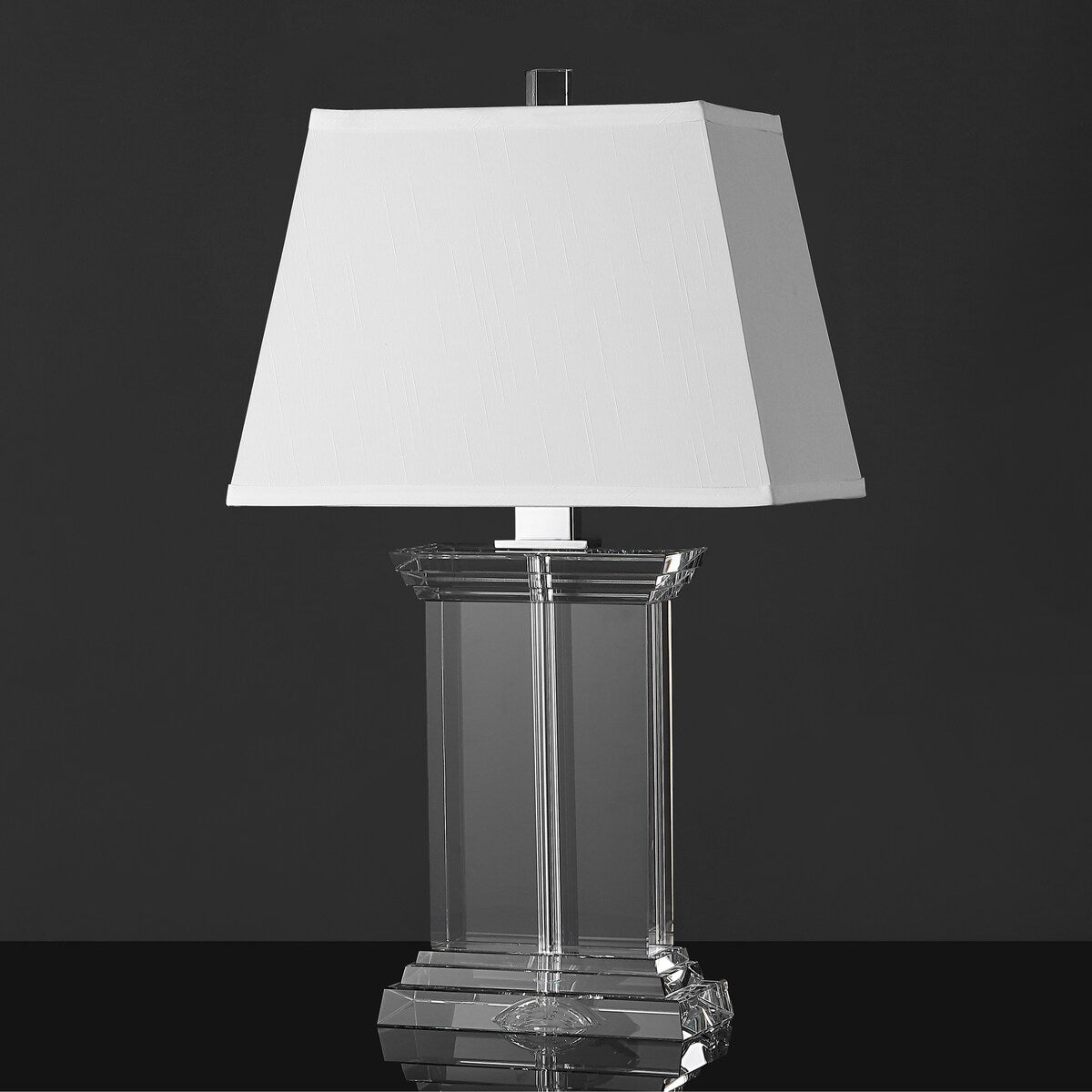 SAFAVIEH Couture Lighting Hildburga 24-inch Crystal Table Lamp - 14 In W x 10 In D x 24 In H - 14Wx10Dx24H