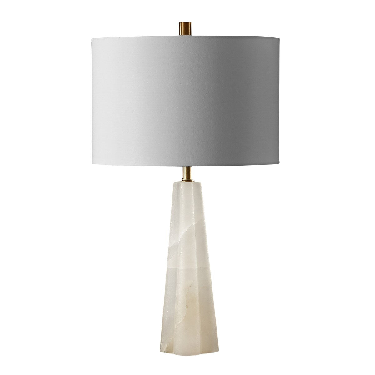 SAFAVIEH Couture Lighting Irada 26-inch Alabaster Table Lamp - 14 In W x 14 In D x 26 In H - 14Wx14Dx26H