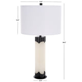 SAFAVIEH Couture Lighting Margaretha 28-inch Alabaster Table Lamp - 15 In W x 15 In D x 28 In H - 15Wx15Dx28H