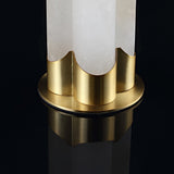 SAFAVIEH Couture Lighting Margaretha 28-inch Alabaster Table Lamp - 15 In W x 15 In D x 28 In H - 15Wx15Dx28H