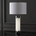 SAFAVIEH Couture Lighting Margaretha 28-inch Alabaster Table Lamp - 15 In W x 15 In D x 28 In H - 15Wx15Dx28H