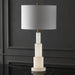 SAFAVIEH Couture Lighting Nagihan 28-inch Alabaster Tiered Table Lamp - 15 In W x 15 In D x 28 In H - 15Wx15Dx28H