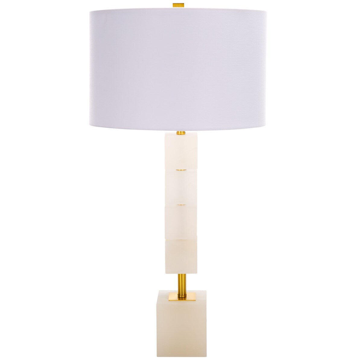 SAFAVIEH Couture Lighting xenia 30-inch Alabaster Table Lamp - 15 In W x 15 In D x 30 In H - 15Wx15Dx30H