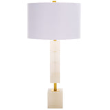 SAFAVIEH Couture Lighting xenia 30-inch Alabaster Table Lamp - 15 In W x 15 In D x 30 In H - 15Wx15Dx30H