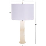 SAFAVIEH Couture Louisiana 27" Alabaster Table Lamp - 15" W x 15" D x 27" H - 15Wx15Dx27H