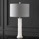 SAFAVIEH Couture Louisiana 27" Alabaster Table Lamp - 15" W x 15" D x 27" H - 15Wx15Dx27H