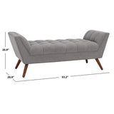 SAFAVIEH Couture Målfrid Tufted Bench - 53.2" W x 20.9" L x 20.9" H - 53Wx21Dx21H