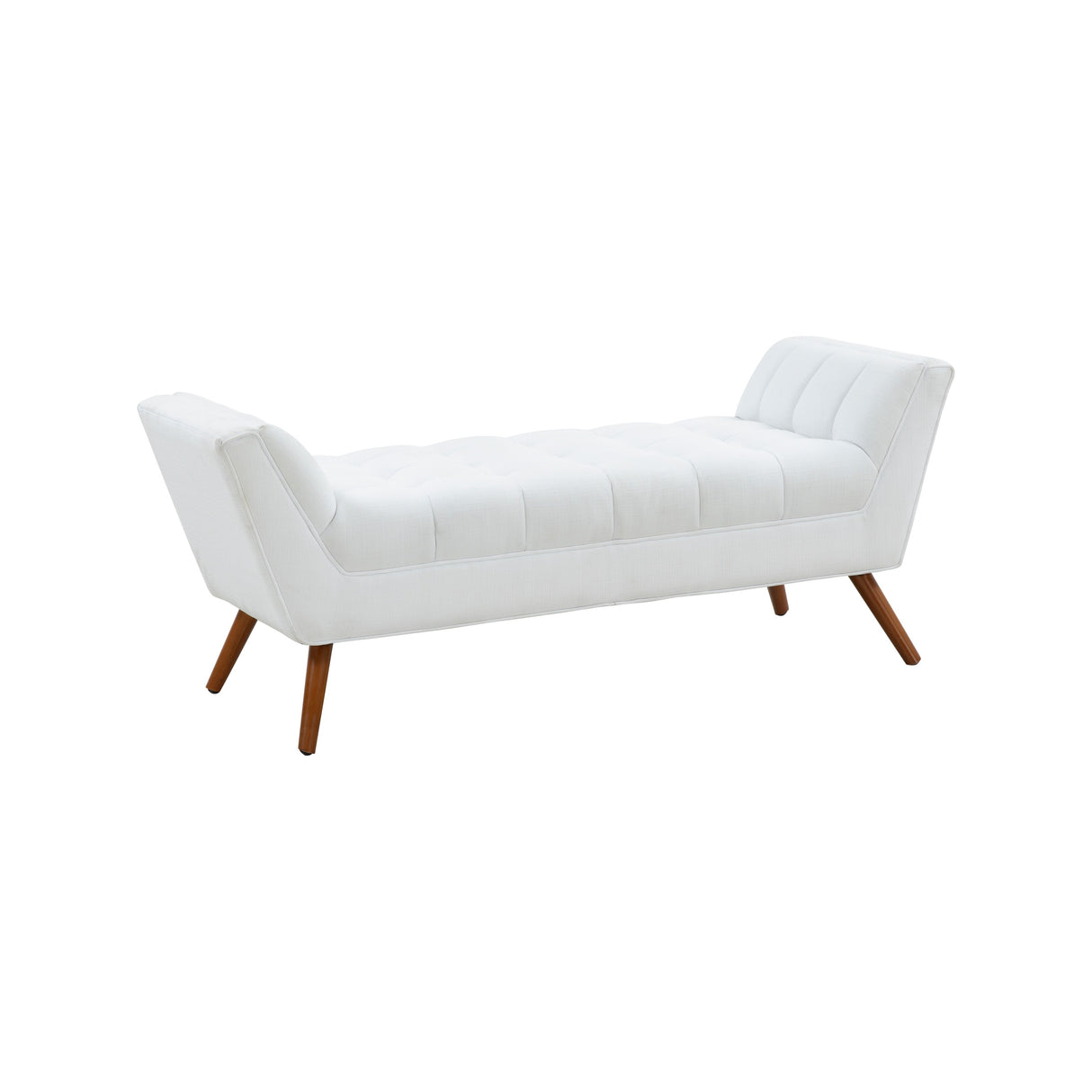 SAFAVIEH Couture Målfrid Tufted Bench - 53.2" W x 20.9" L x 20.9" H - 53Wx21Dx21H