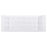 SAFAVIEH Couture Målfrid Tufted Bench - 53.2" W x 20.9" L x 20.9" H - 53Wx21Dx21H