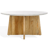 SAFAVIEH Couture Madilynn Round Wood Coffee Table - 35Wx35Dx18H