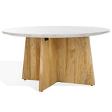 SAFAVIEH Couture Madilynn Round Wood Coffee Table - 35Wx35Dx18H