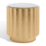 SAFAVIEH Couture Mairin Gold Side Table- Gold - 20 In W x 20 In D x 20 In H - 20Wx20Dx20H