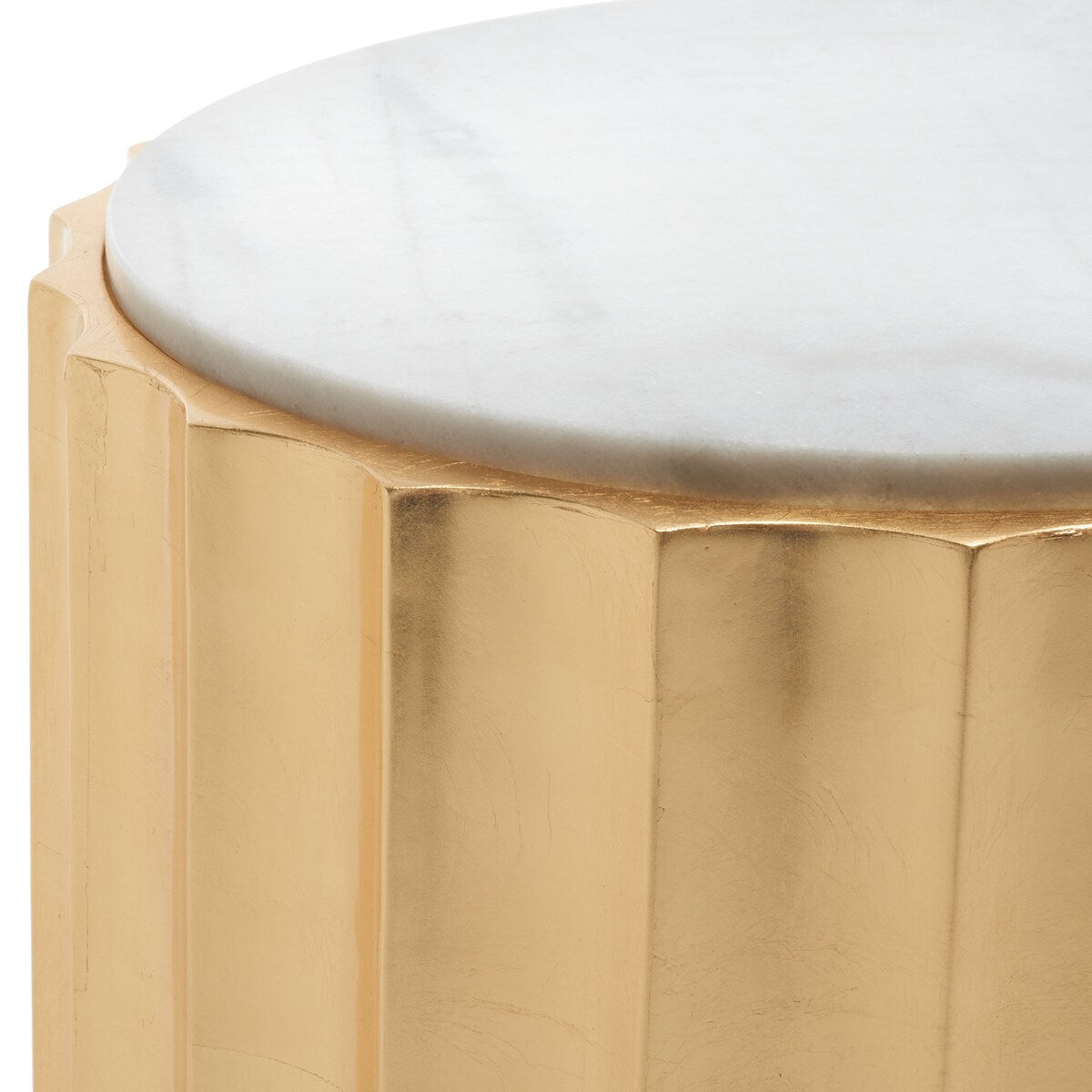 SAFAVIEH Couture Mairin Gold Side Table- Gold - 20 In W x 20 In D x 20 In H - 20Wx20Dx20H