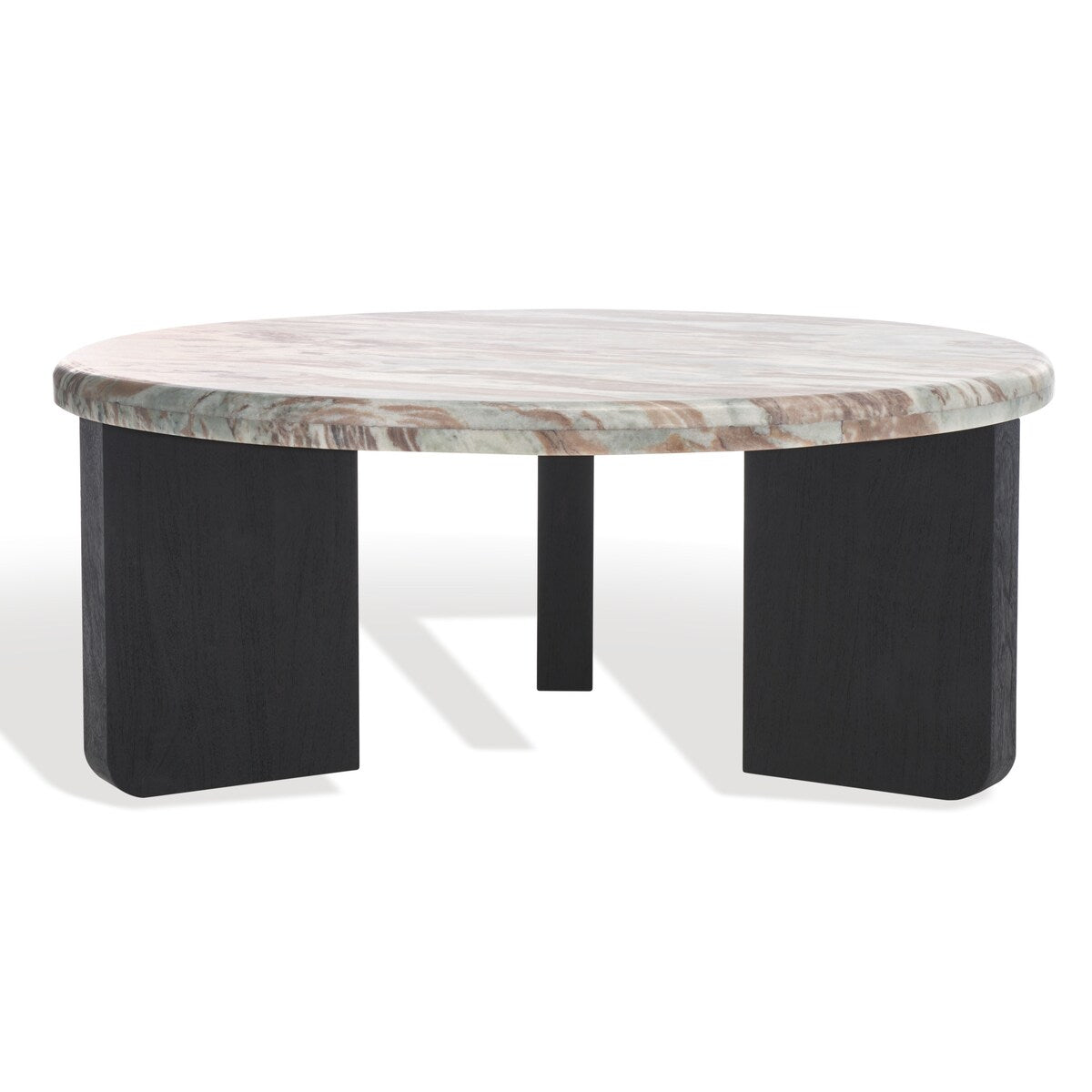 SAFAVIEH Couture Malkin Round Marble Coffee Table - 38Wx38Dx15H