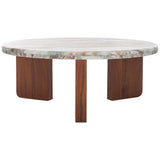 SAFAVIEH Couture Malkin Round Marble Coffee Table - 38Wx38Dx15H