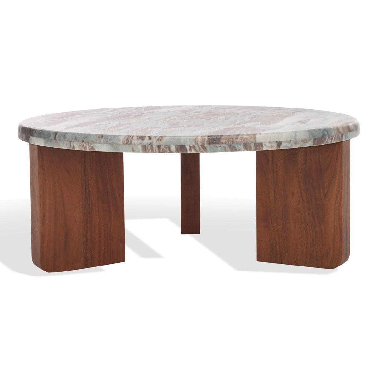 SAFAVIEH Couture Malkin Round Marble Coffee Table - 38Wx38Dx15H