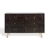 SAFAVIEH Couture Marigold 6 Drawer Wood Dresser