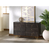 SAFAVIEH Couture Marigold 6 Drawer Wood Dresser