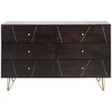 SAFAVIEH Couture Marigold 6 Drawer Wood Dresser