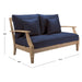 SAFAVIEH Couture Martinique Wood Patio Loveseat - 56Wx35Dx32H