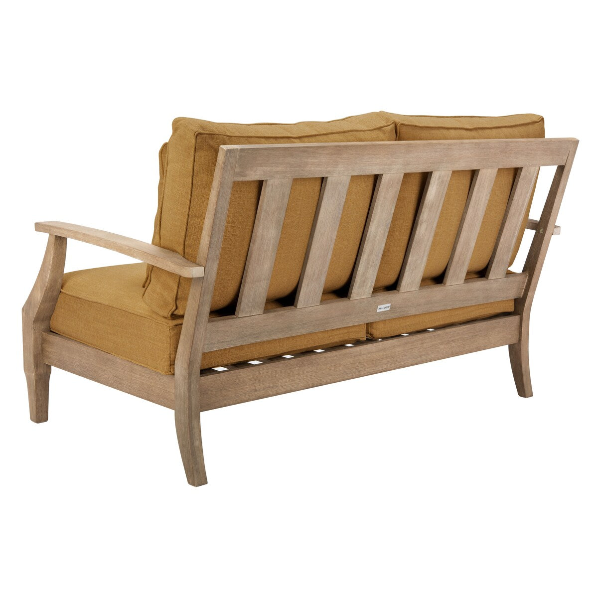 SAFAVIEH Couture Martinique Wood Patio Loveseat - 56Wx35Dx32H