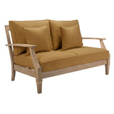 SAFAVIEH Couture Martinique Wood Patio Loveseat - 56Wx35Dx32H