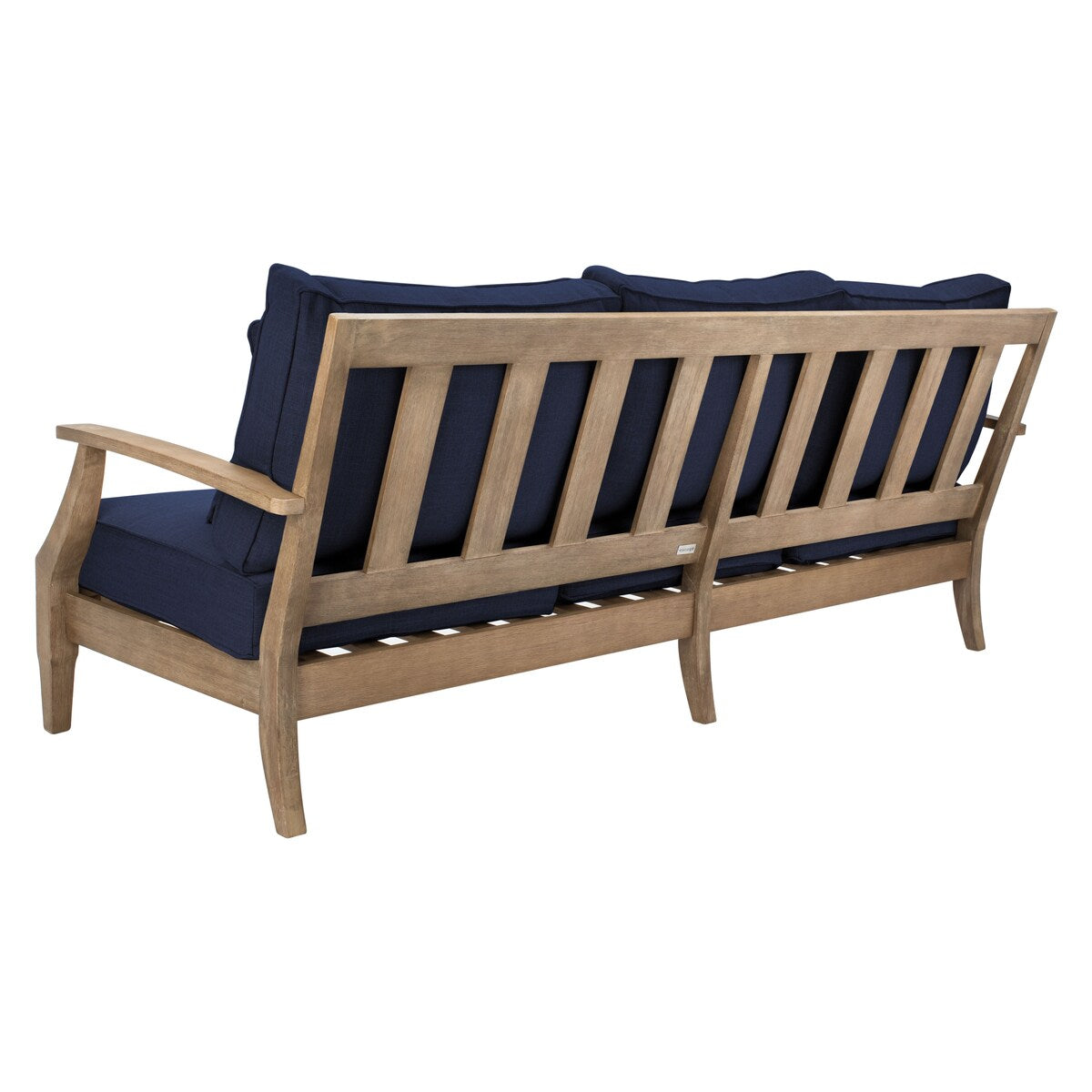 SAFAVIEH Couture Martinique Wood Patio Sofa - 82Wx35Dx32H