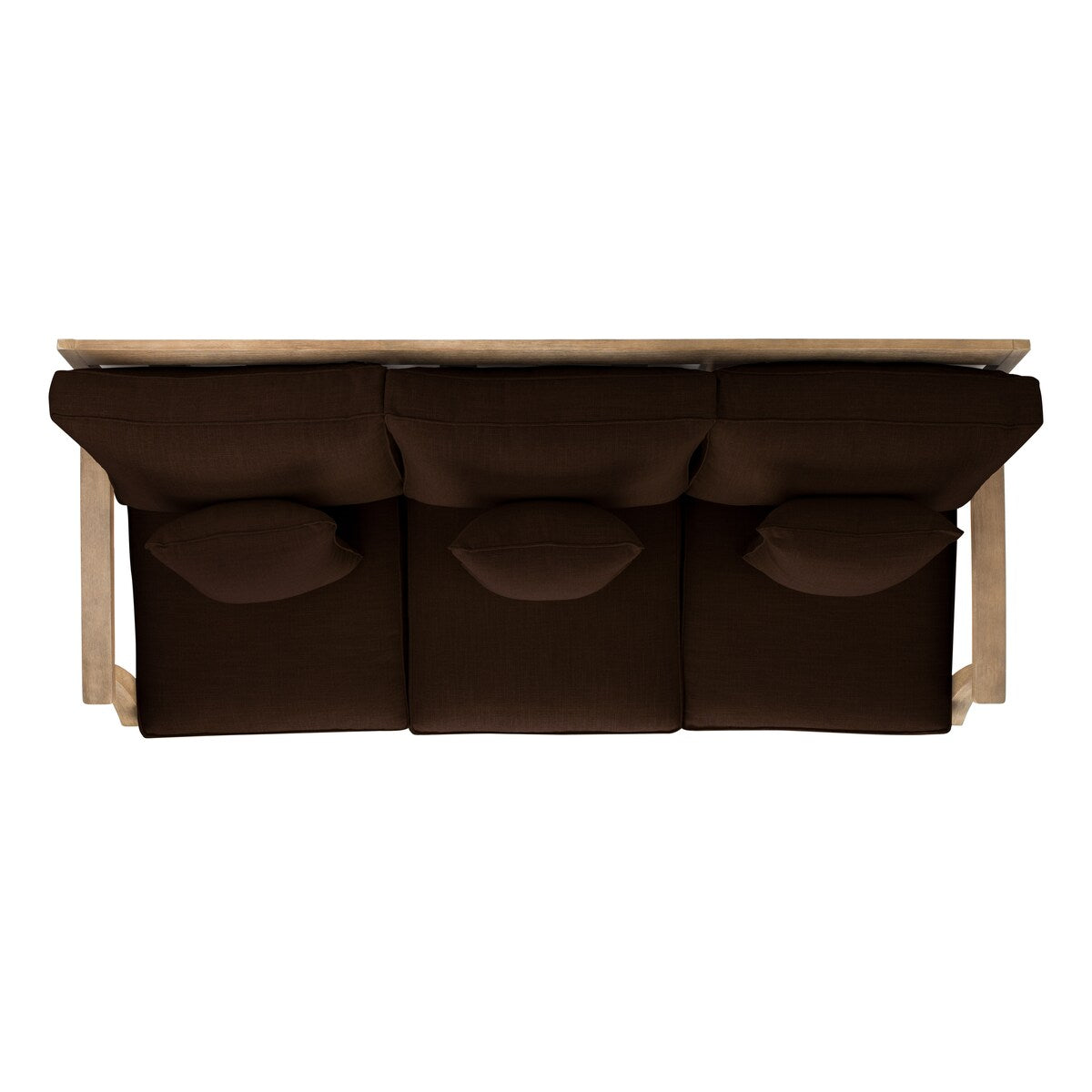 SAFAVIEH Couture Martinique Wood Patio Sofa - 82Wx35Dx32H