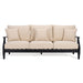 SAFAVIEH Couture Martinique Wood Patio Sofa - 82Wx35Dx32H