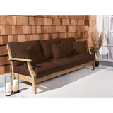 SAFAVIEH Couture Martinique Wood Patio Sofa - 82Wx35Dx32H