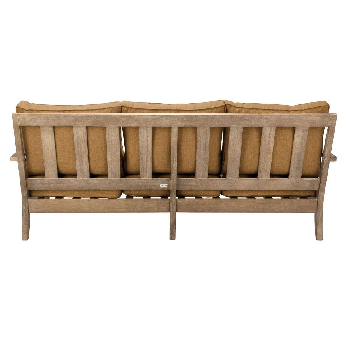 SAFAVIEH Couture Martinique Wood Patio Sofa - 82Wx35Dx32H