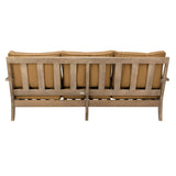 SAFAVIEH Couture Martinique Wood Patio Sofa - 82Wx35Dx32H