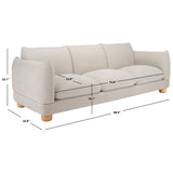 SAFAVIEH Couture Marysa Performance Fabric Sofa - 89Wx36Dx32H