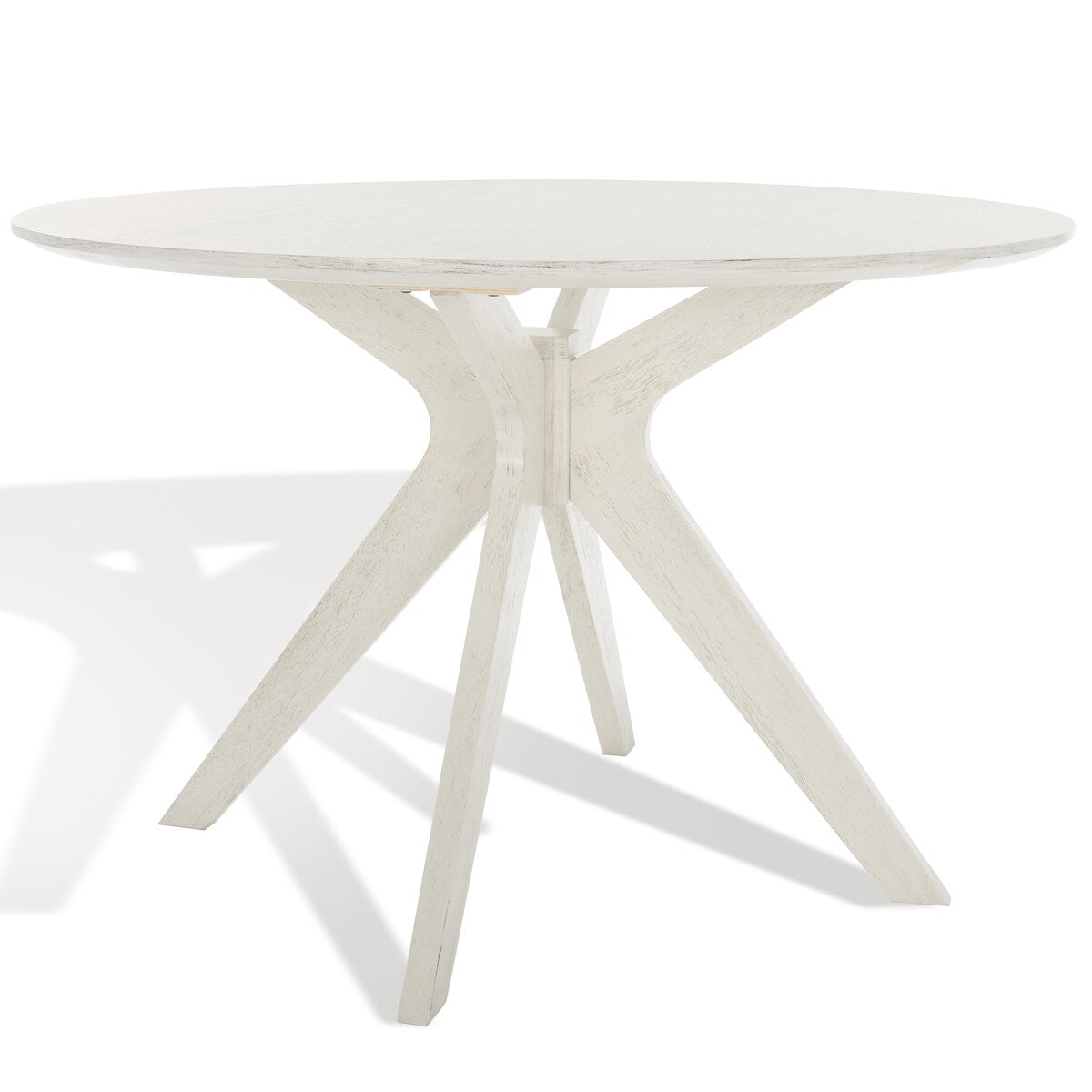 SAFAVIEH Couture Meiko 46-inch Round Dining Table - 46 In W x 46 In D x 30 In H - 46Wx46Dx30H